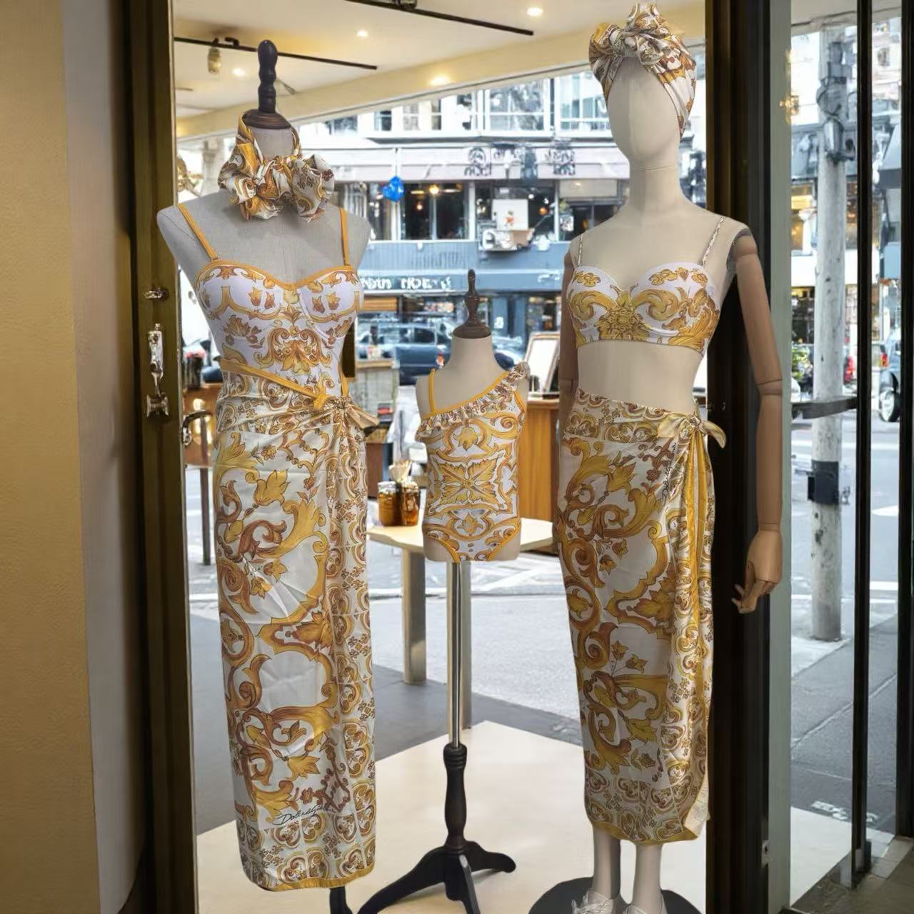 Dg Series European and American Women's Swimsuits One-Piece and Two-Piece Bikinis