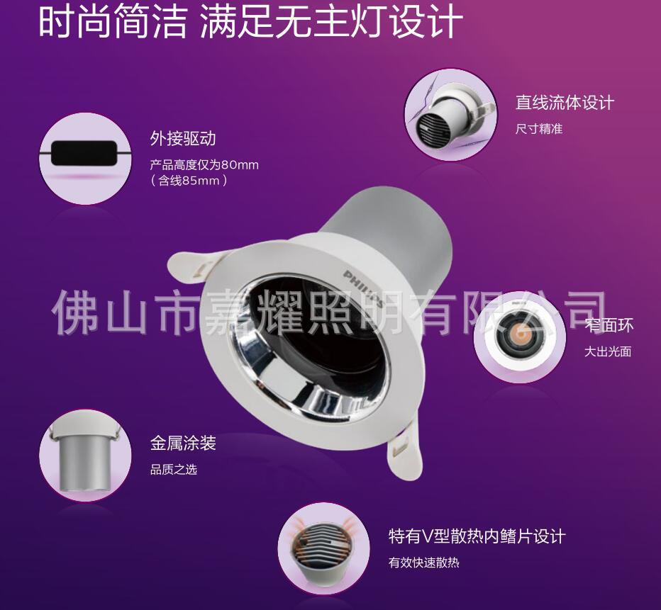 飞利浦RS350 LED射灯参数2