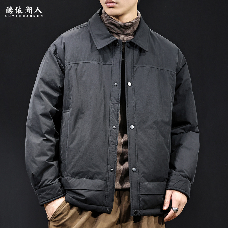 Autumn and Winter 2026 New Lightweight down Jacket for Men, Cold-Proof and Warm, Casual Turn-Down Collar Shirt, New National Standard Jacket Autumn and Winter 2026 New Lightweight down Jacket for Men, Cold-Proof and Warm, Casual Turn-Down Collar Shirt, New National Standard Jacket