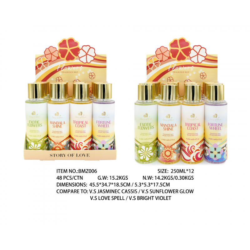 香水持久留香250ml 女士香水身体喷雾香氛持久perfumes东南亚外贸|undefined