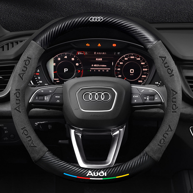 Four-Season Universal Leather Car Handlebar Steering wheel cover