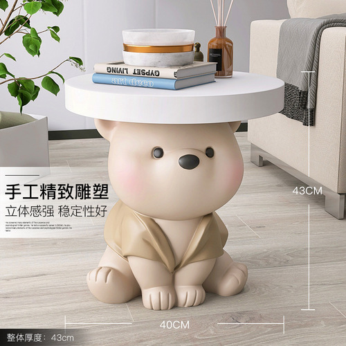 Creative bear ornaments large floor-standing home accessories living room TV cabinet sofa next to coffee table bedside table housewarming gift