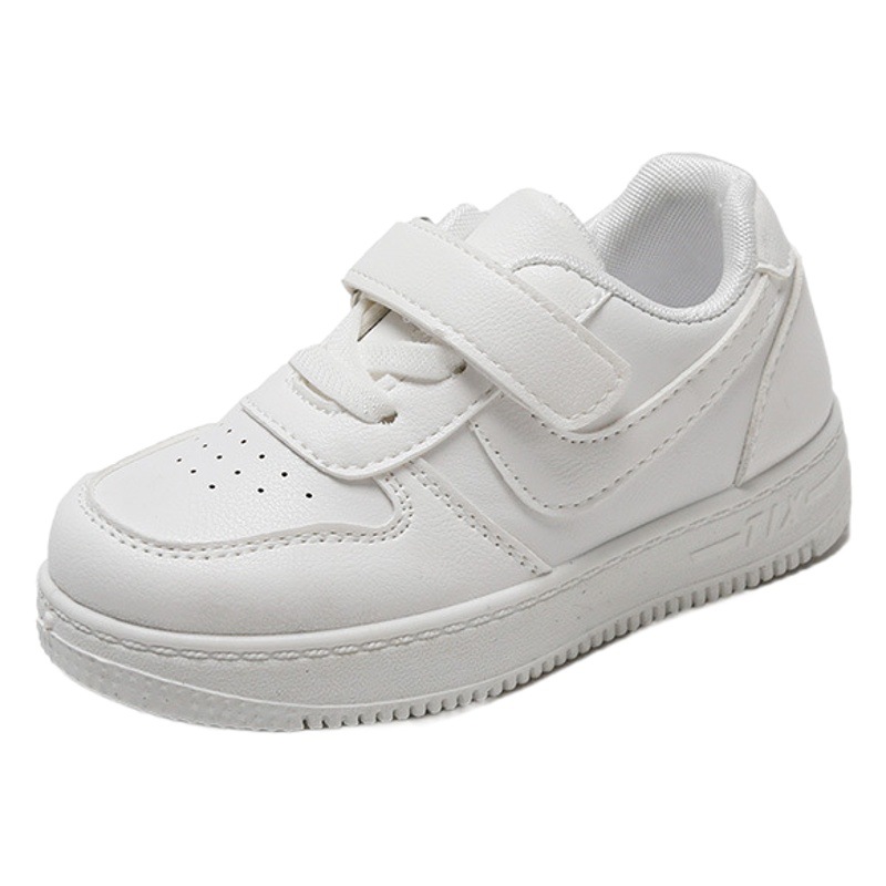 Children's White Sneakers 2026 Spring and Autumn New Models for Boys and Girls, Breathable Casual Sneakers, Soft-Soled Baby Shoes