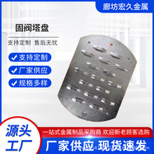 304不锈刚塔盘 固定式梯形固阀塔盘316L金属浮阀塔盘泡罩筛板塔盘