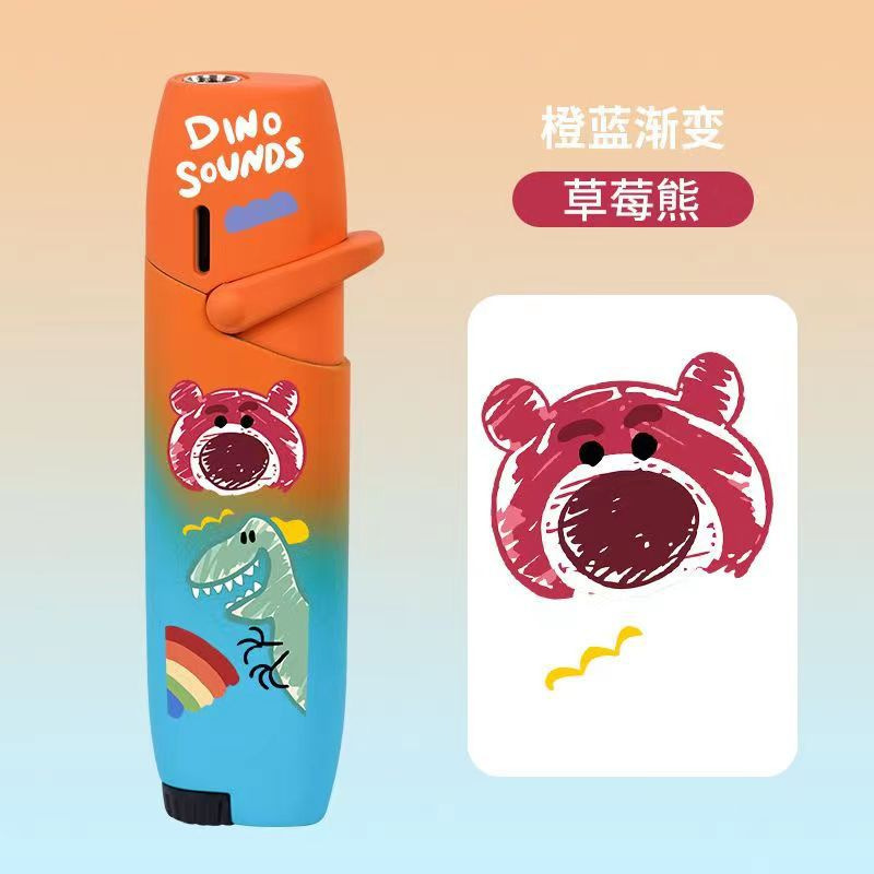 Orange and blue strawberry bear