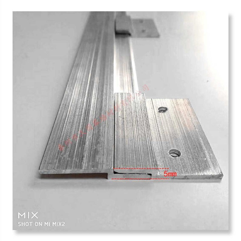 木饰面护墙板抗倍特板软包干挂安装铝合金隐形子母扣件卡扣背挂条