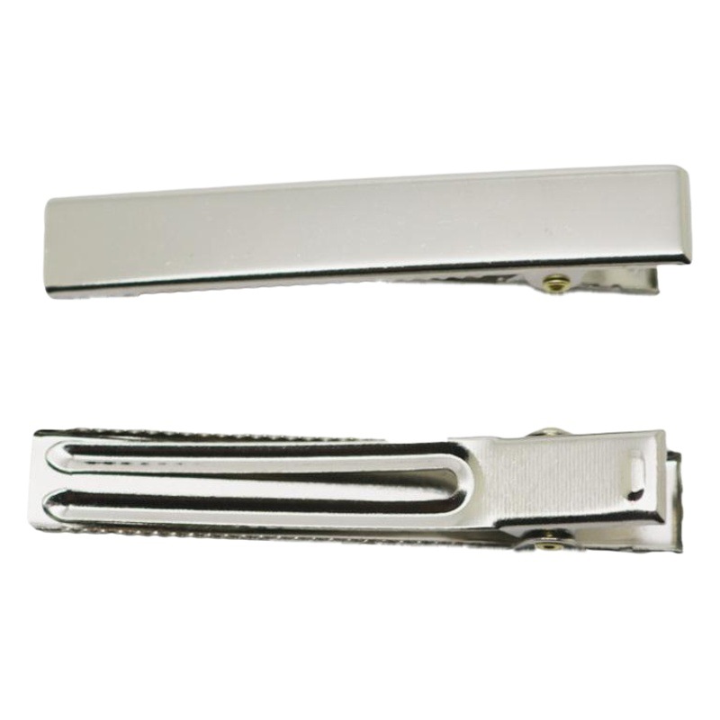 Korean version of 5cm ~ 8cm square clip double fork clip flat duck bill clip hairpin hairpin DIY headdress accessories manufacturers