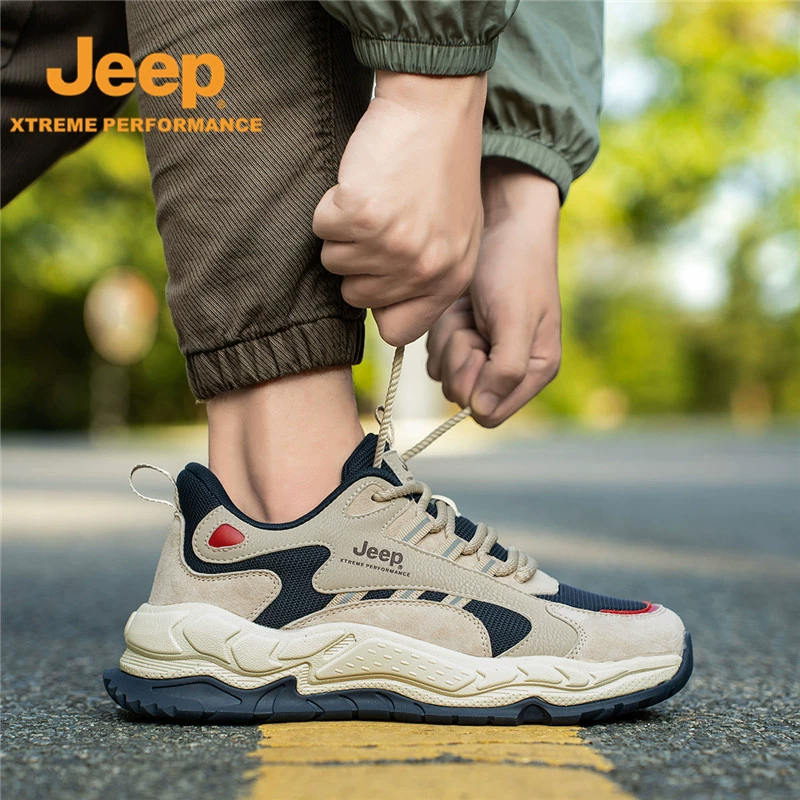 Кроссовки JEEP/吉普 универсальные спортивные, платформа, высокая повседневная обувь, тренд сезона