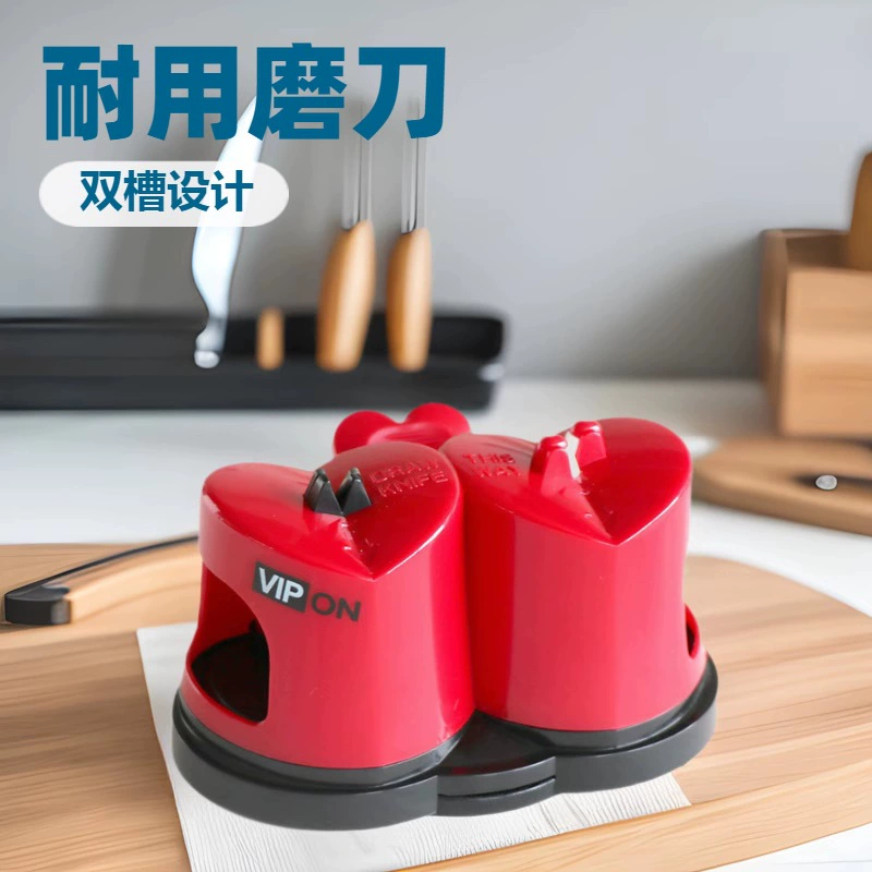 Фабрика прямых продаж популярный двухканавчатая точилка вольфрамовая сталь с открытым лезвием керамическая точилка для кухни