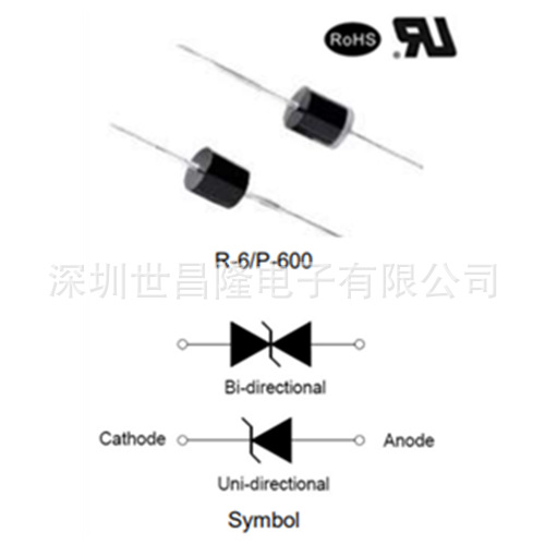 20KP132A  20KP132CA捷捷微TVS二极管 单/双向 20000W 132V  R6