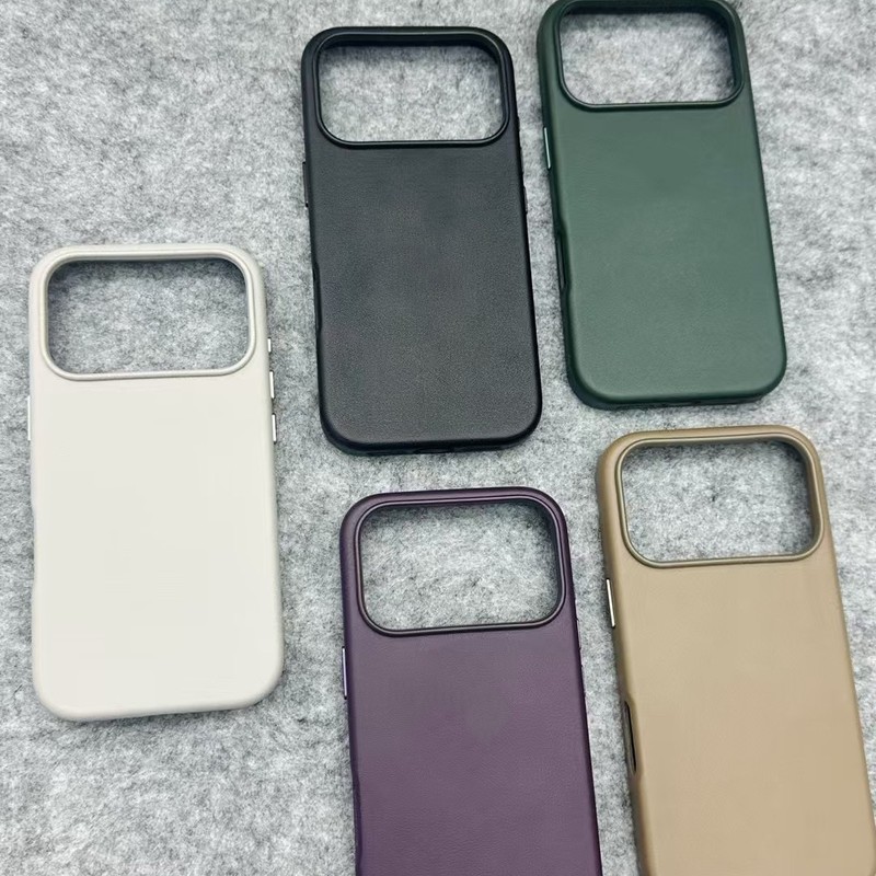 新款适用苹果17promax手机壳磁吸皮革iphone17官方magsafe带动画|undefined