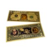 Plastic gold foil commemorative coin Doge gold foil banknote currency creative plastic coin factory can approve