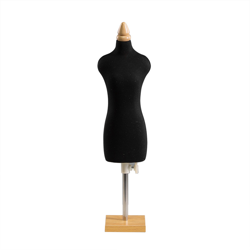 Mini Maniquí de Costura para Enseñanza Medio Cuerpo Clavable para Diseño de Moda