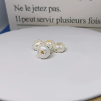 Inlaid Spacer Bead Bracelet with: Zərgərlik ara hissələri