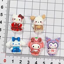 跨境热销卡通diy树脂配件三丽鸥奶油胶手工制作发夹手机壳饰品材