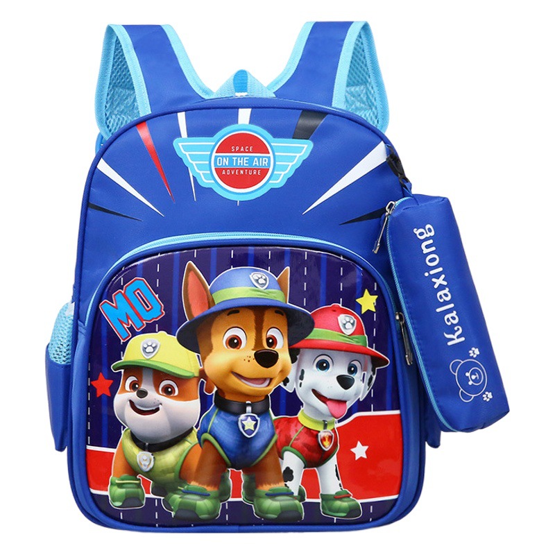 2025 nuevo bolso escolar para niños Paw Patrol jardín de infantes niños y niñas preescolar 3-4-5-6 años bolso escolar pequeño de dibujos animados