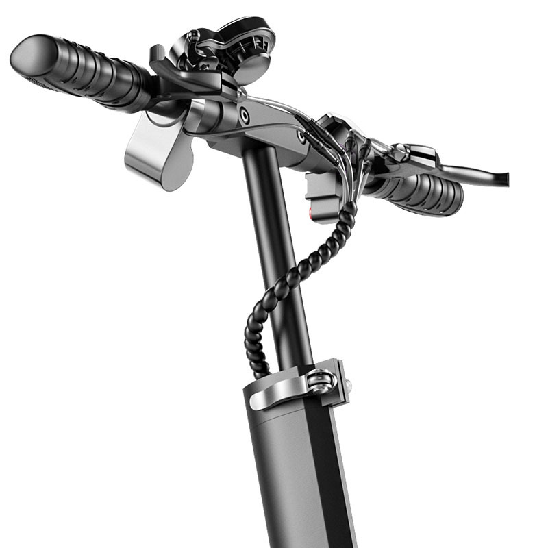 Adult Electric Scooter Foldable Electric Scooter Aluminum Alloy Mobility Aid with Seat Lithium Battery Long Battery Life