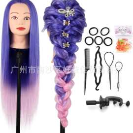 Mannequin Head 100%合成纤维美容人体模型头练习头Training Head