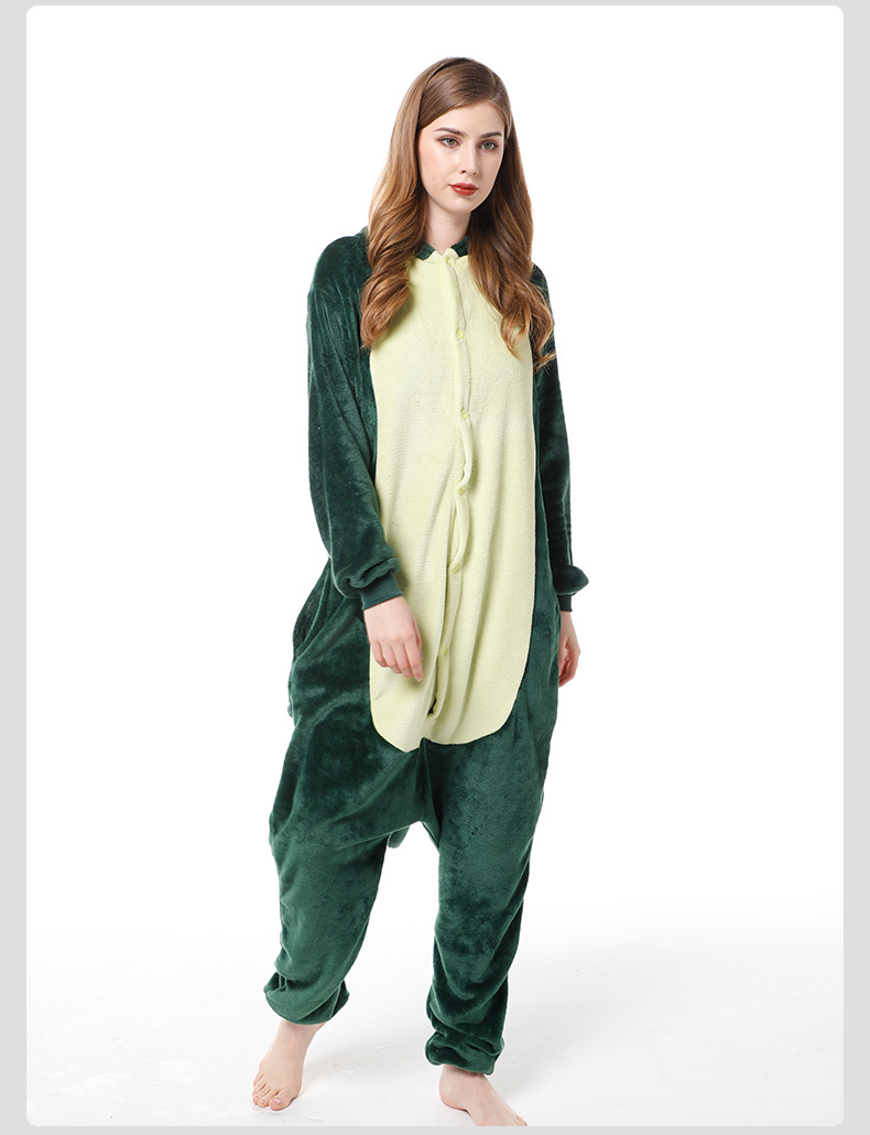 El Comercio exterior nuevo de franela de dibujos animados animal de una pieza pijamas Sullivan pareja de padres e hijos de una pieza pijamas ropa para el hogar