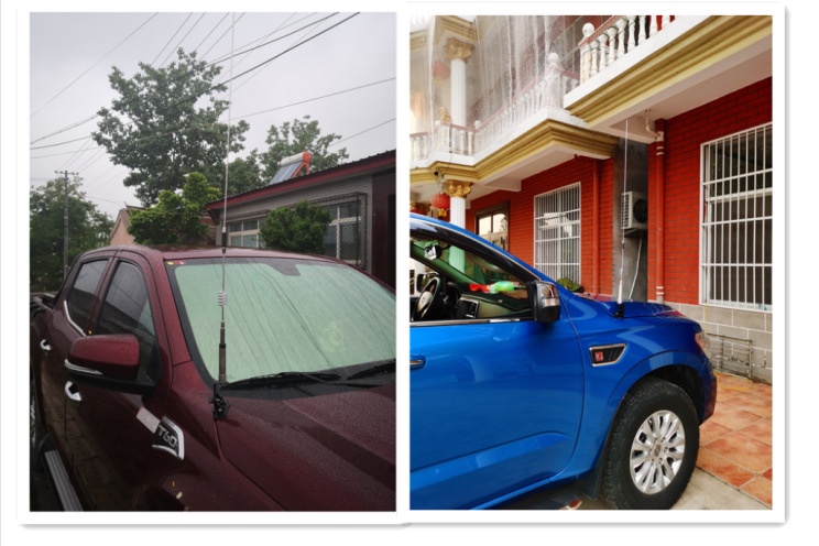 New car tail trunk decorative antenna car front cover clip edge off-road vehicle car modified flagpole