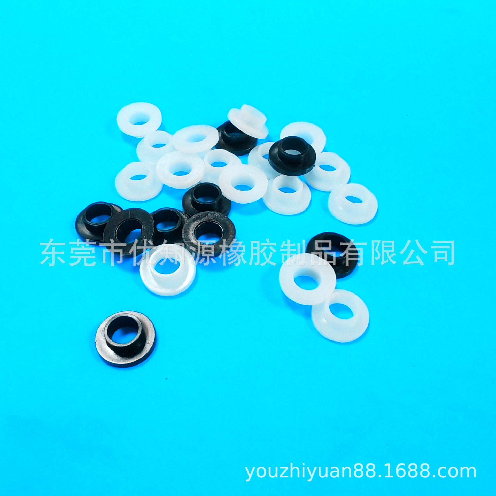 源头厂家M6绝缘胶套绝缘电晶体垫片黑色尼龙垫片白色塑料垫片