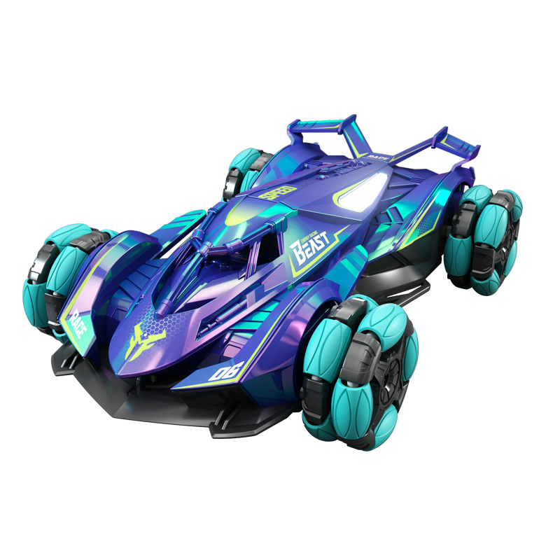 Transfronterizos niños control remoto fantasía color drift 4WD coche juguete para niños rc de alta velocidad escalada juguetes todoterreno al por mayor