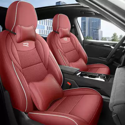 Modelə uyğun (Original) oturacaq örtükləri — Touran Pro seven-seater special seat - martha-red-deluxe-edition-seven-seats-require-five-seat-covers-full-coverage-for-the-front-row-partial-coverage-for-the-back-row