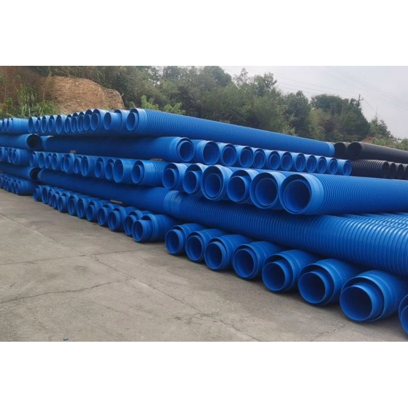 胶圈承插连接 PVE-W  纳米波纤加筋管 排雨水管道系统 摩擦阻力小