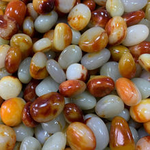 和田玉籽料原石手把件新疆黄沁枣红皮洒金皮色红沁白肉吊坠单独籽