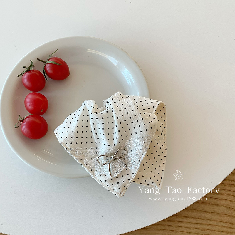 ¡Vaya, qué temperamento! Cuerda para el cabello con lazo coreano, lazo para el cabello del intestino grueso, cuerda para la cabeza, media cola de caballo, accesorios para el cabello cuadrados, lunares