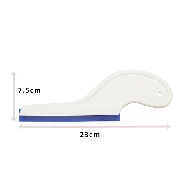 汽车改色膜施工刮板工具 镰刀形枪型牛筋刮板 玻璃清洁软牛筋水刮