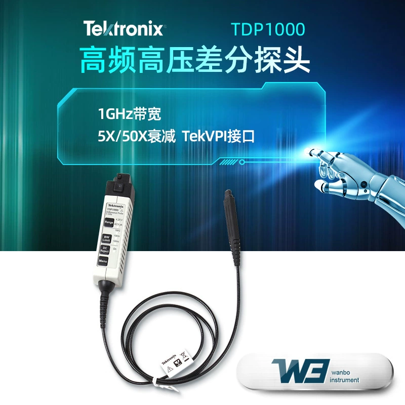 TEKTRONIX TDP1000 затухание 5X/50X полоса пропускания 1 ГГц высоковольтный дифференциальный зонд TDP0500