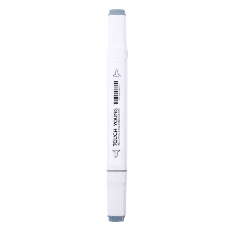 White Rod Square Rod Thick Rod Marker Pen Single Monochrome Marker Pen 6 Generation Double Headed Alcohol Oil Mark Painting Hand-painted