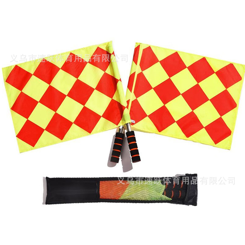 작은 사각형 테두리 깃발 2개(가방 포함)