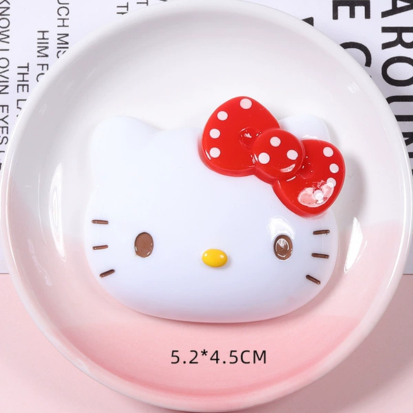 With bow, big, white