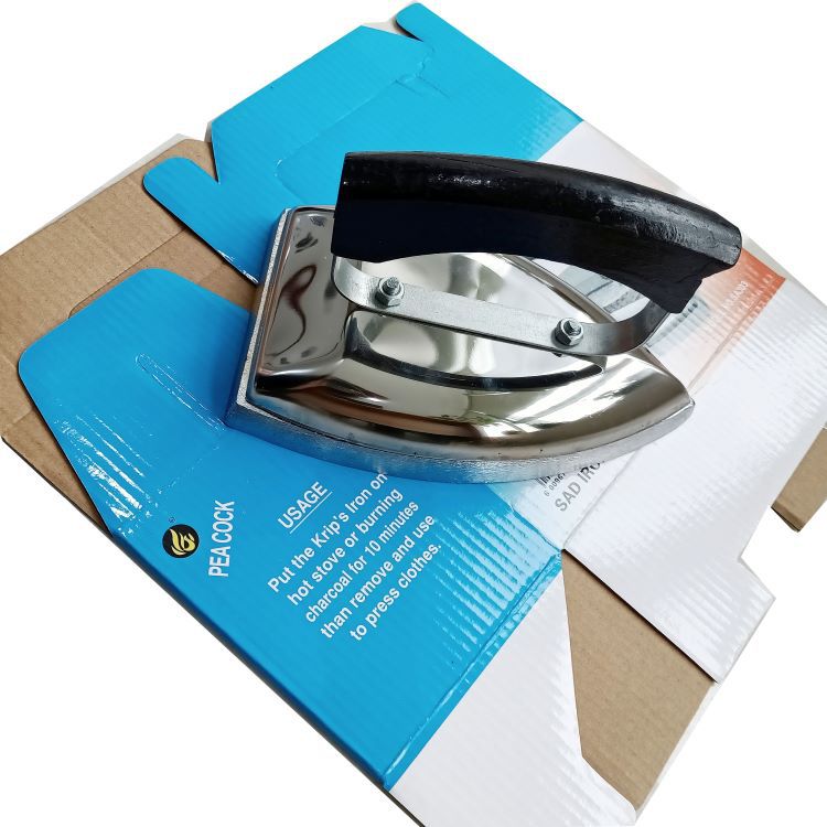 厂家源头南非市场303#家用炭熨斗客户LOGO设计彩盒包装303炭烫斗