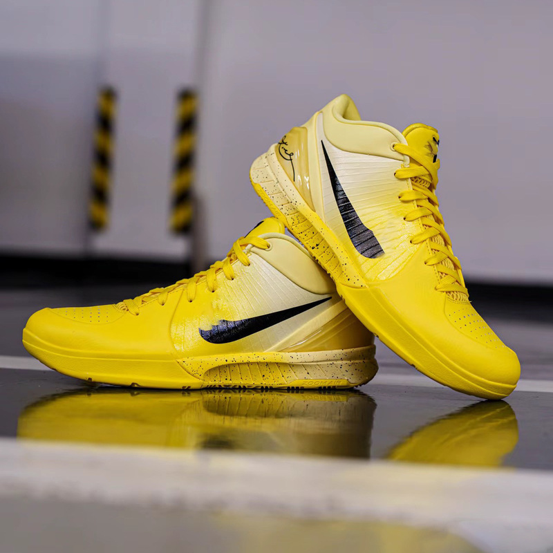 Putian Pure Original Kobe 4 Signature Basketball Shoes High-Resistant Black Mamba Live in the Moment Men's Kobe 4Th Generation Sports Shoes