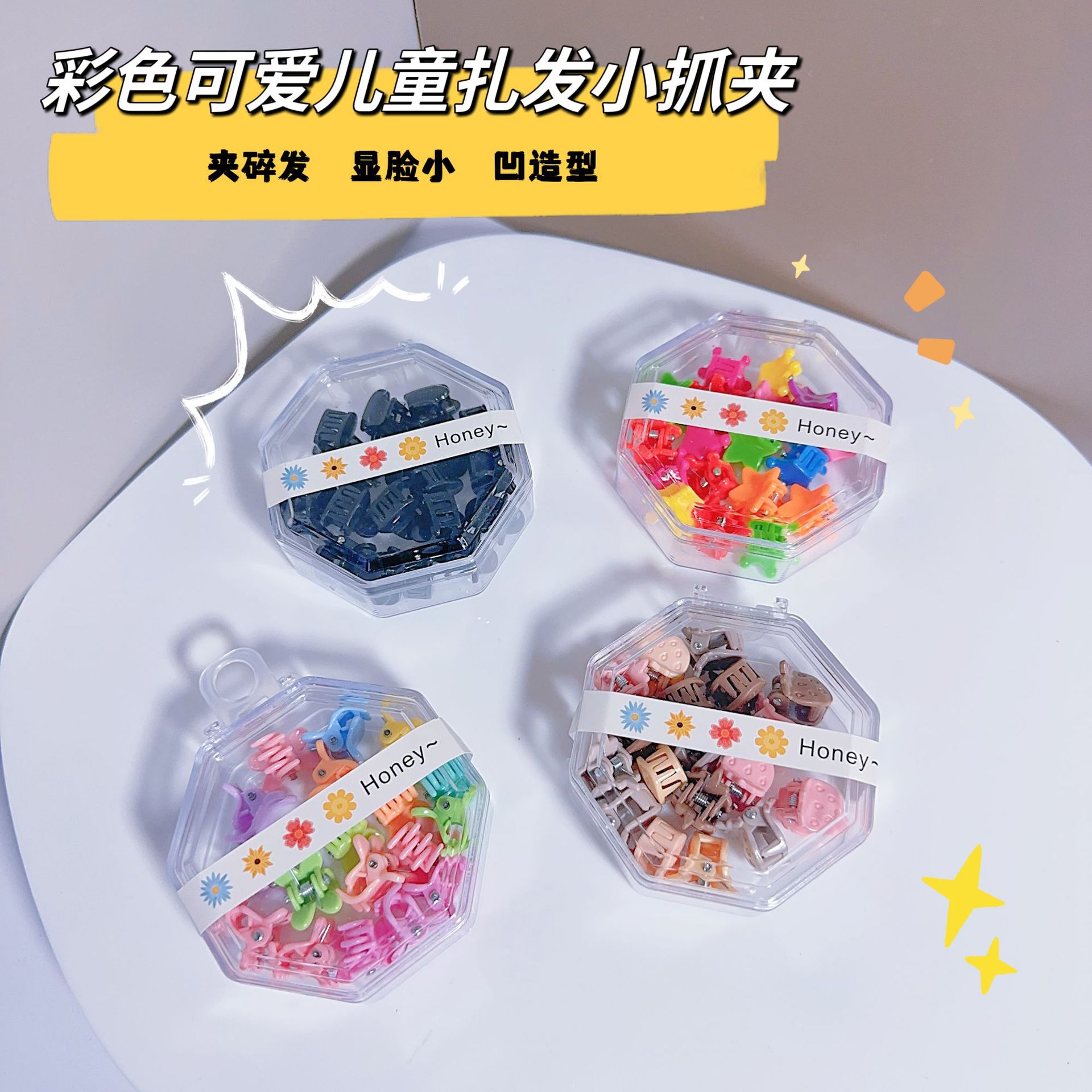 Clips para Cabello Infantiles con Lazos, Set de 18 Unidades - Pasadores para Niñas Pequeñas al por Mayor
