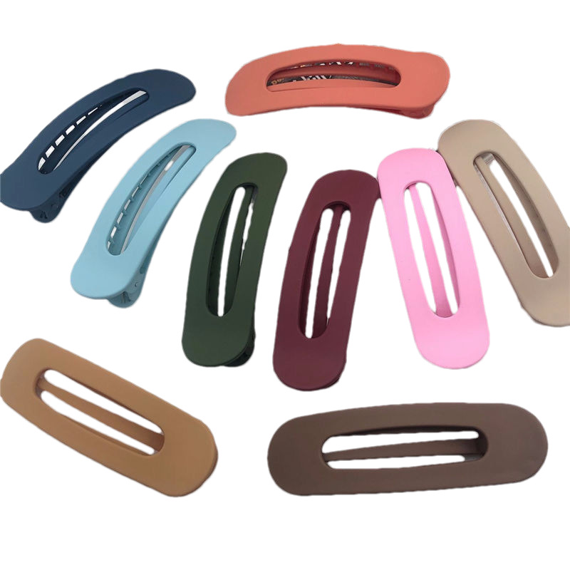 Internet Celebrity Hairpin Large One-character Clip Side Clip Girl's Back Head Hairpin Cute Bangs Hairpin Top Clip Simple Headwear