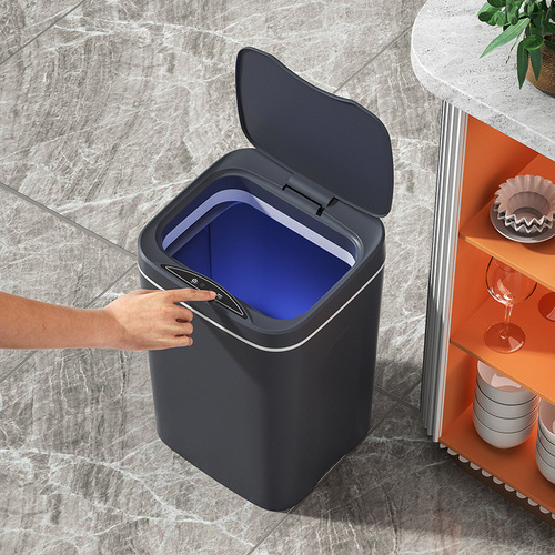 Intelligent induction trash can with built-in bag box, fully automatic trash can, home office, hotel trash can wholesale