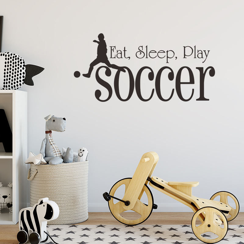 Fashion English Slogan Bedroom Porch Wall Stickers display picture 3