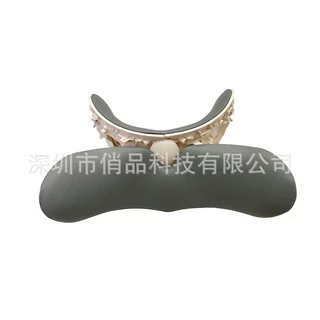 眼部按摩器护眼仪话筒壳蒙皮包布工艺热压贴皮成型加工厂家批发