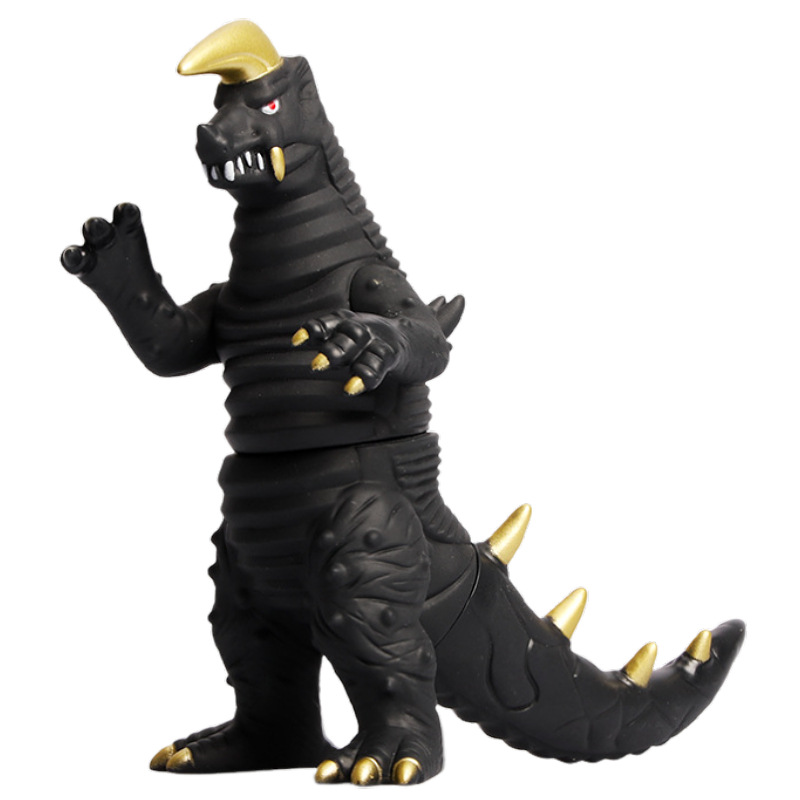 Genuino autorizado Jinjiang Ultraman Soft Goma Monster Toy Ai Lei Wang Lei De Wang Ge Mora Gudun Boy Gift