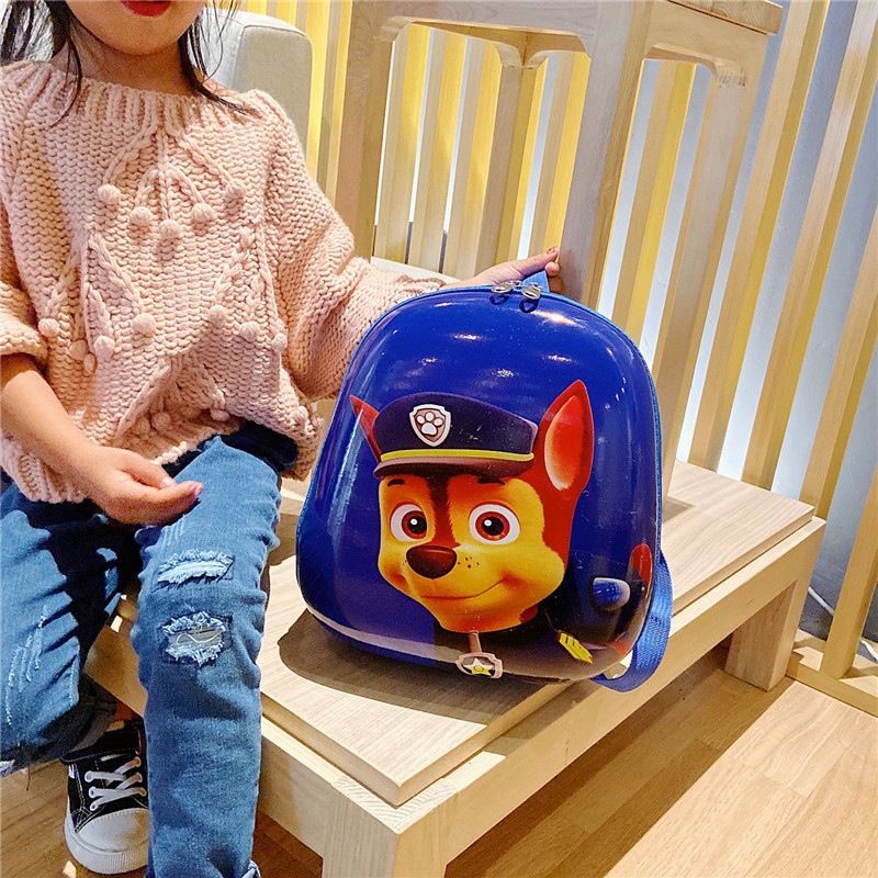 2022 Nueva Fábrica Directa Wangwang equipo de cáscara de huevo bolsa de dibujos animados kindergarten mochila bolsa de los niños para 2-5 años de edad