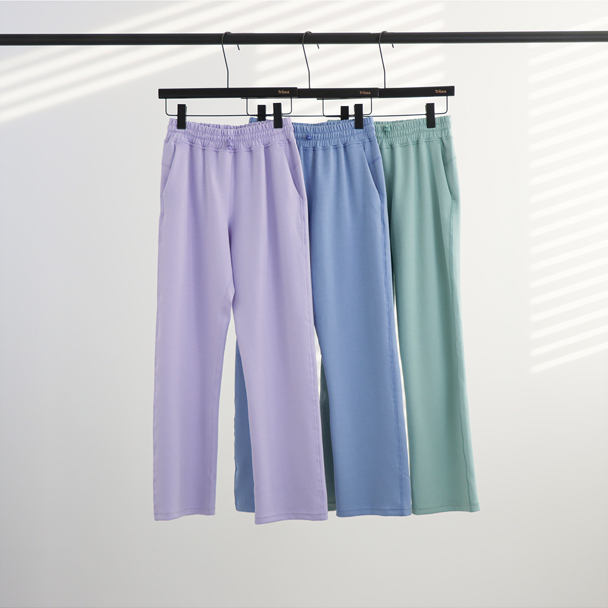 LULU, el mismo modelo de pantalones de aire casuales de cintura alta, pantalones de piernas largas, nuevos productos para mujeres.