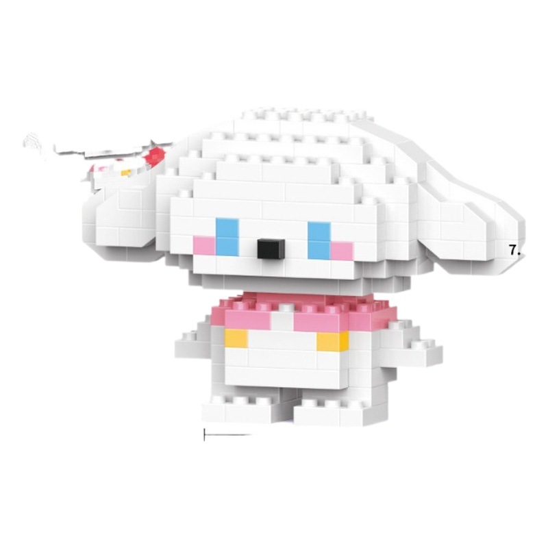 Compatible con bloques de construcción LEGO muñeca de dibujos animados Pequeño Oso baya Nini niños rompecabezas montado puesto caja ciega juguete al por mayor