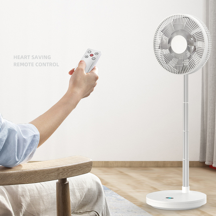 外国貿易越境人気扇風機家庭用寮充電式ファンタイミングシェイキングヘッド折りたたみ伸縮収納ファン|undefined
