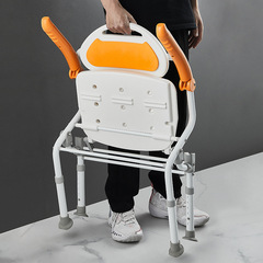 浴室洗澡淋浴椅可摺疊防側翻日式老人孕婦沖涼沐浴凳安全防滑椅子