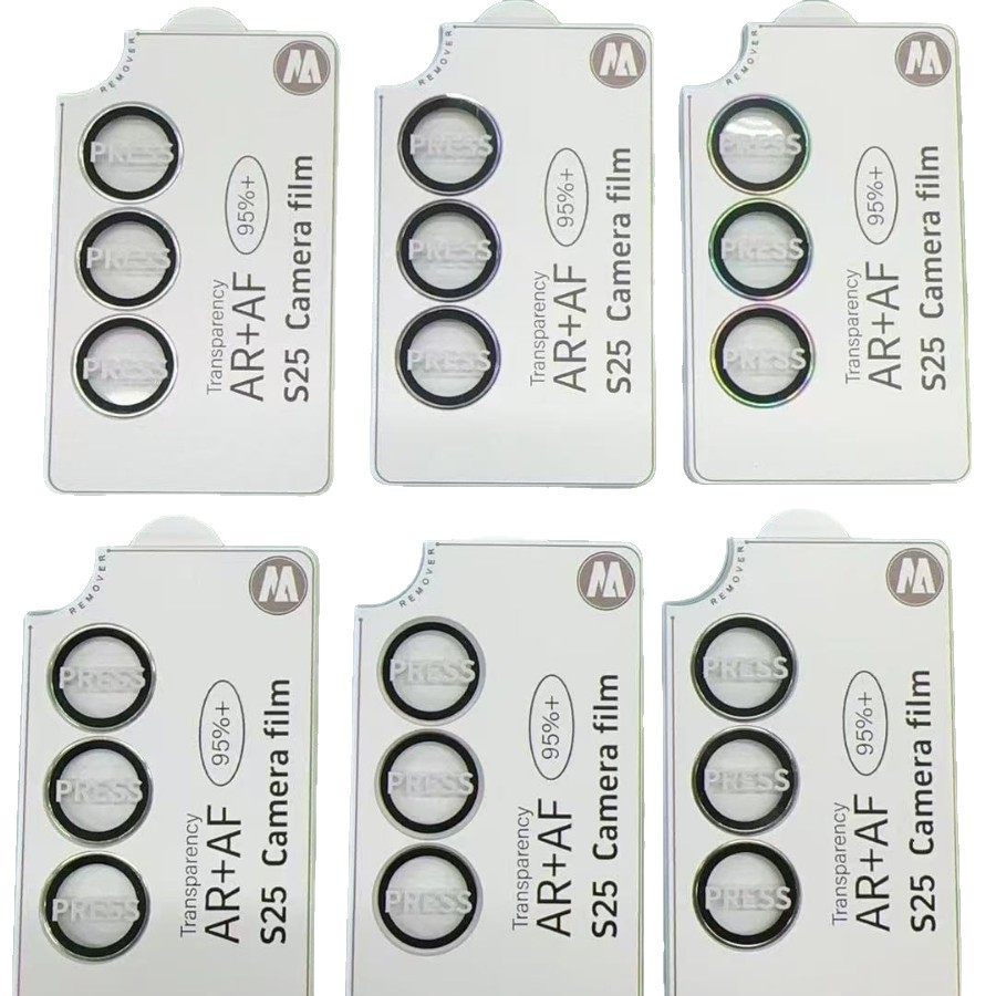 Adecuado para Samsung S25ULTRA Metal Seconds Lente Película S25plus Cámara AR Película de galvanoplastia AF transparente
