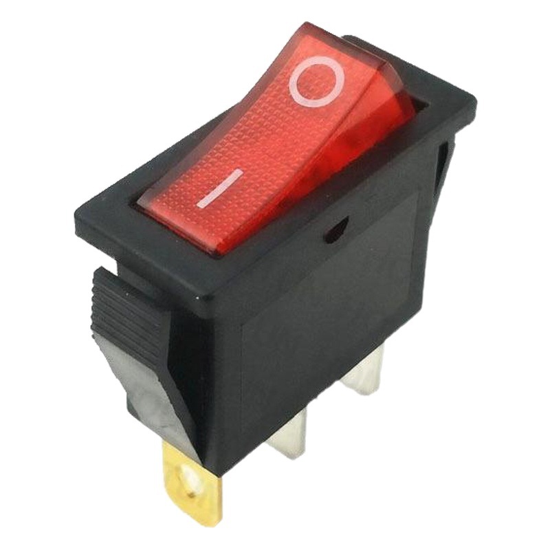 Cobre puro Cocina eléctrica de alta potencia multiusos olla interruptor tipo barco interruptor cobre pie Kd3 interruptor de Cocina eléctrica con luz
